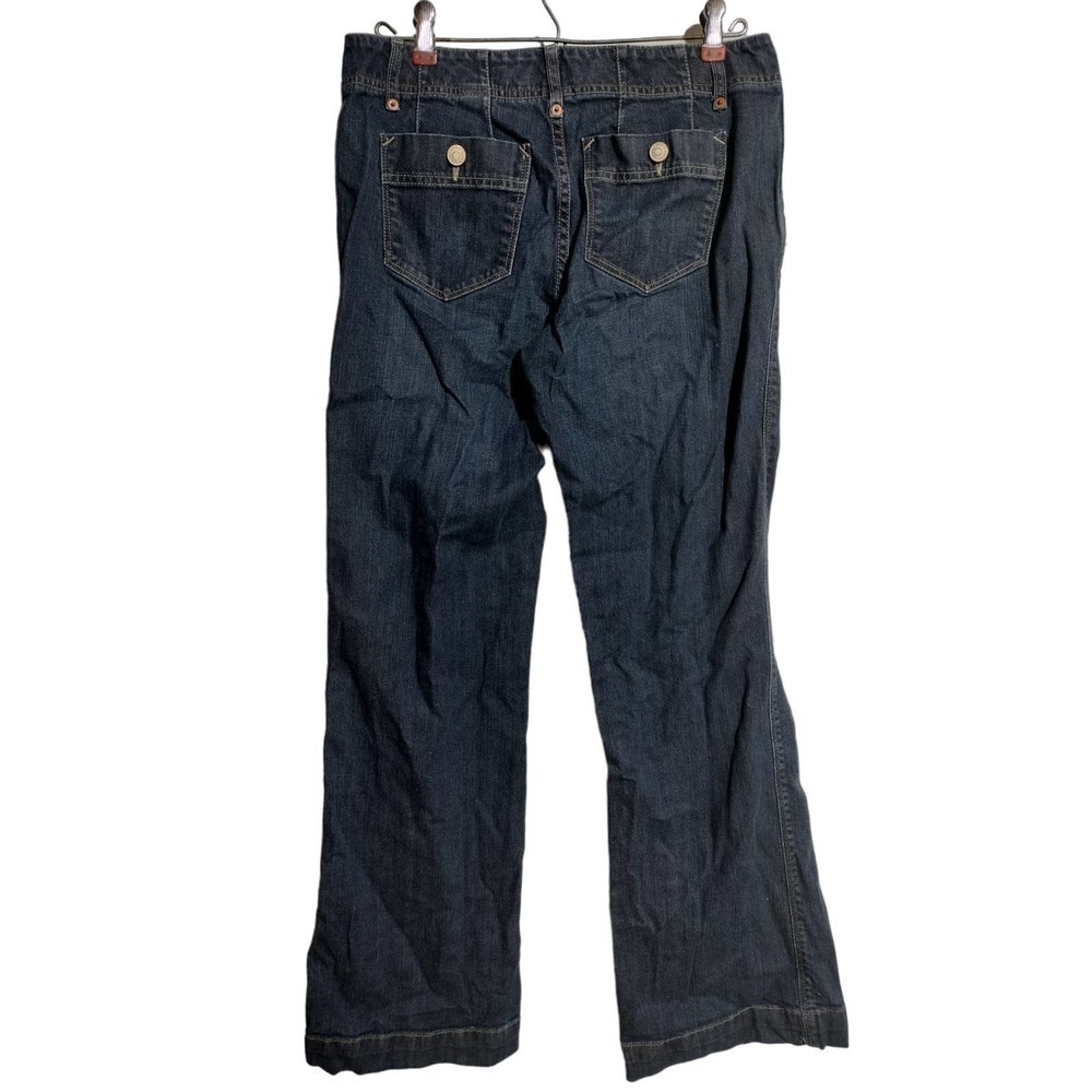 Eddie Bauer boot cut blue jeans woman size 6 - Picture 2 of 7